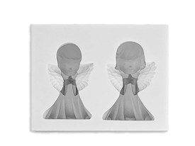 Molde silicona angelito y angelita